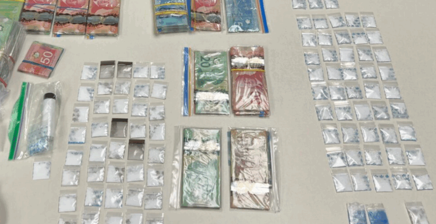 Maple Ridge drug bust yields fentanyl, cocaine, meth, cash, and a vehicle, leading to trafficking charges for a 31-year-old Surrey man.