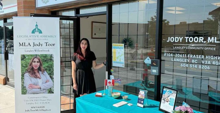 : Jody Toor, Langley-Willowbrook’s MLA and Opposition Caucus Chair, brings a holistic healthcare background and strong community roots to B.C. politics.