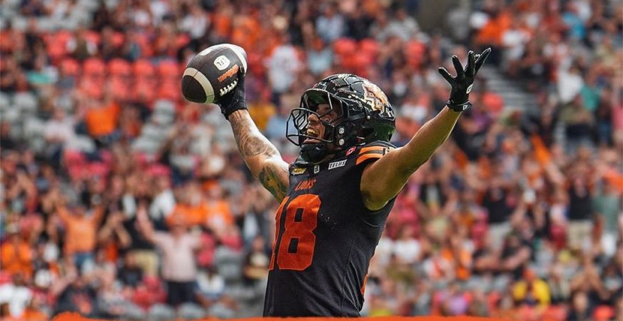 Nathan Rourke powered the B.C. Lions to a 36-18 win over Montreal with 382 yards and four touchdowns, bringing the Lions back to .500 on the season.