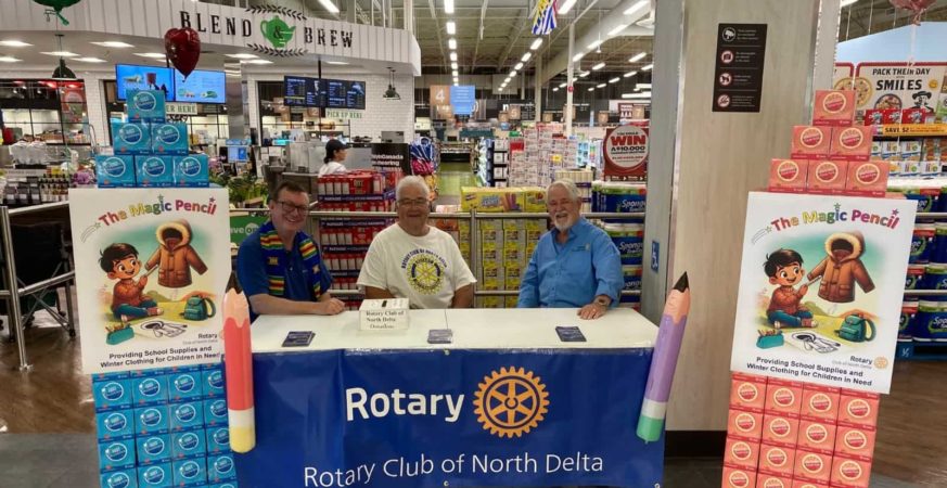 North Delta Rotary’s 50/50 Draw Backs Student Needs