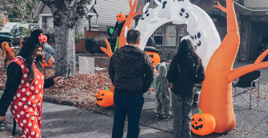 Halloween village