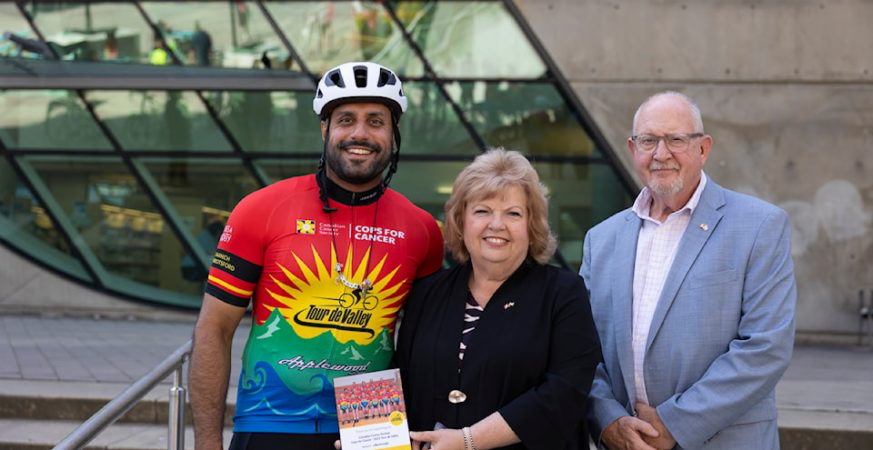 Participants of the Cops for Cancer Tour