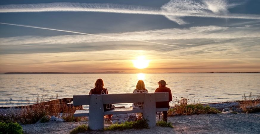 Crescent Beach Shines as Fall Sunsets Draw Visitors