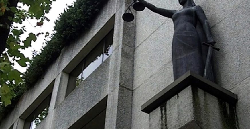 Statue of Lady Justice at B.C