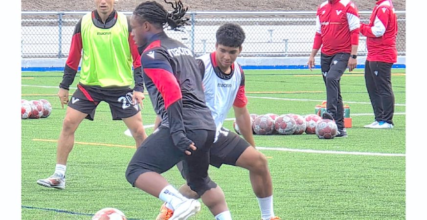 VFC was practicing at Yorkson Park