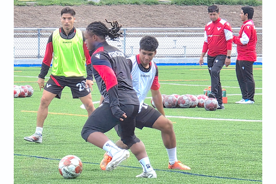 VFC was practicing at Yorkson Park
