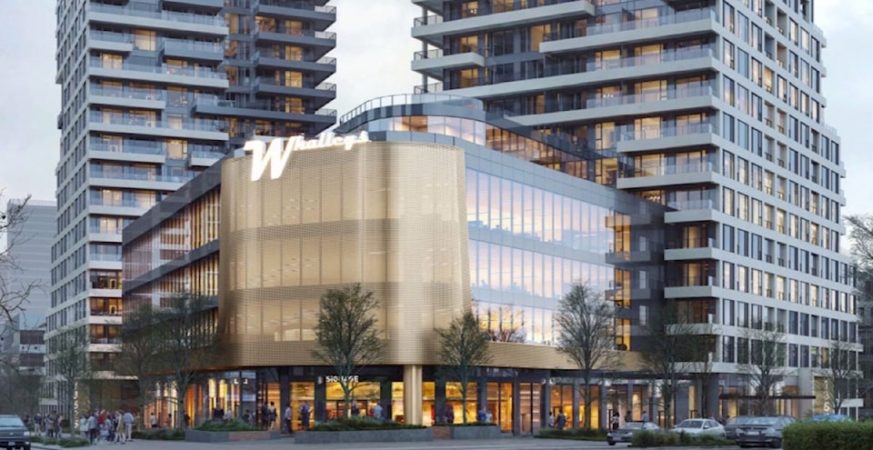 Artist's conception of two-tower projec