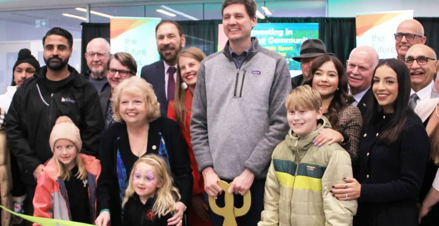 Mayor Brenda Locke and Premier David Eby
