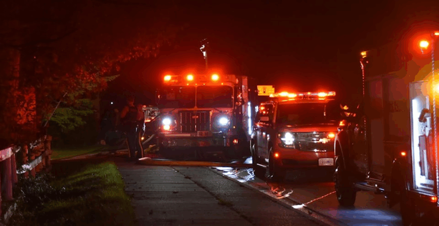 Surrey Fire Service crews