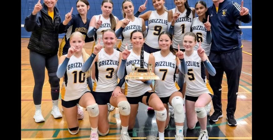 Grizzlies senior girls volleyball team