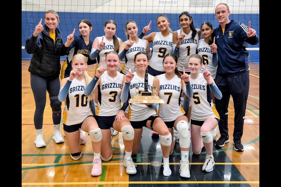 Grizzlies senior girls volleyball team